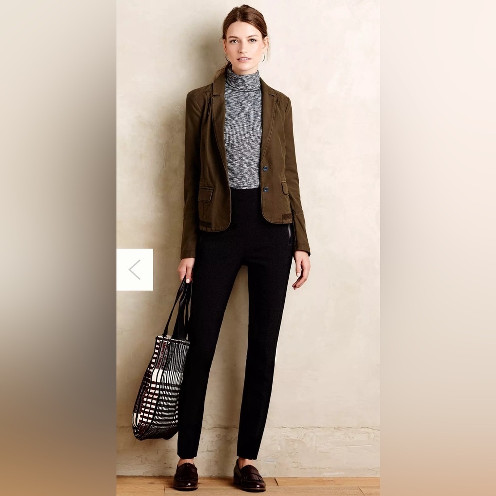 Anthropologie Hei Hei Delaine Blazer olive green - Picture 1 of 10